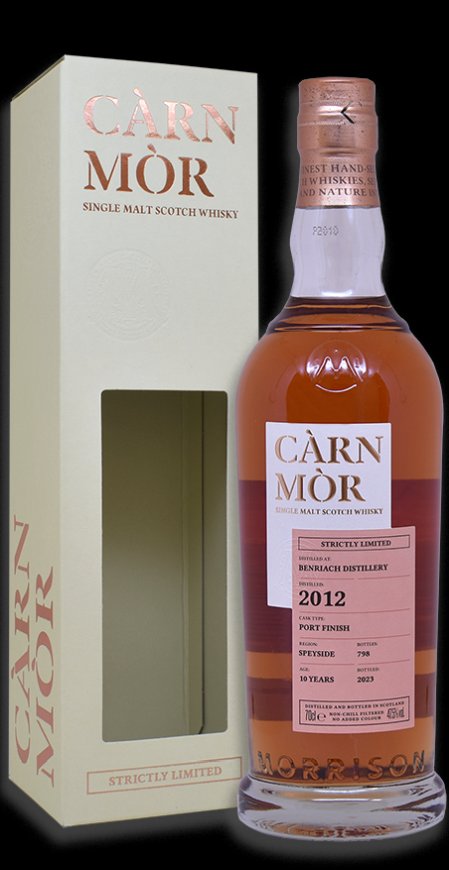 Càrn Mòr Strictly Ltd Benriach 2012 47,5%vol 10y