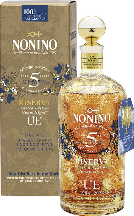 Ùe Riserva 5 Jahre 40th Anniversary 43% vol